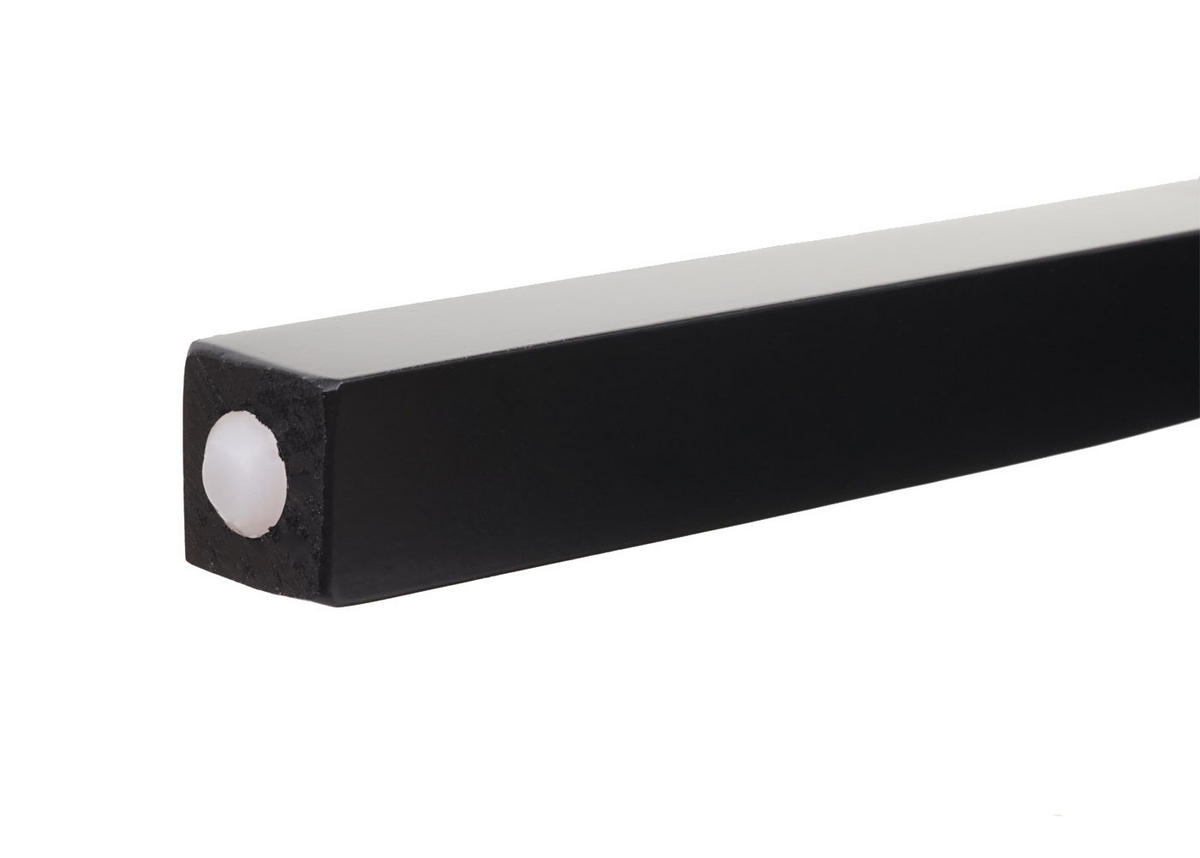 ESSZIMMERSTUHL gepolstert 100x44x56cm Sitzhöhe 48cm Leder dunkle Beine Creme - Creme, Leder (44/100/56cm) - CHEFGASTRO