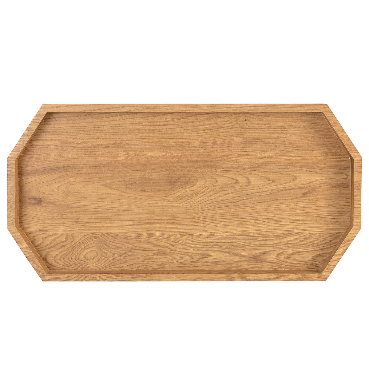 COUCHTISCH - Holzwerkstoff / Metall - Eichefarben/Schwarz, Holzwerkstoff/Metall (40/80/43cm) - home24