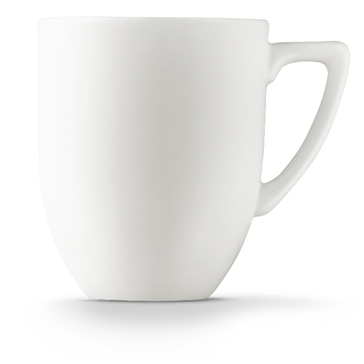 BECHER CARLINA 6-tlg - Weiß, Keramik (0.3L) - KONSIMO®