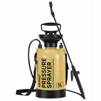 DRUCKSPRÜHER 5L - Gelb, Kunststoff (18/42/18cm) - KRUMAD