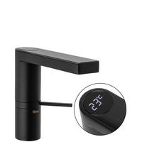 WASCHBECKENARMATUR Rea Amar Lcd Black Low - Schwarz, Metall (4.2/14.5/16cm) - REA