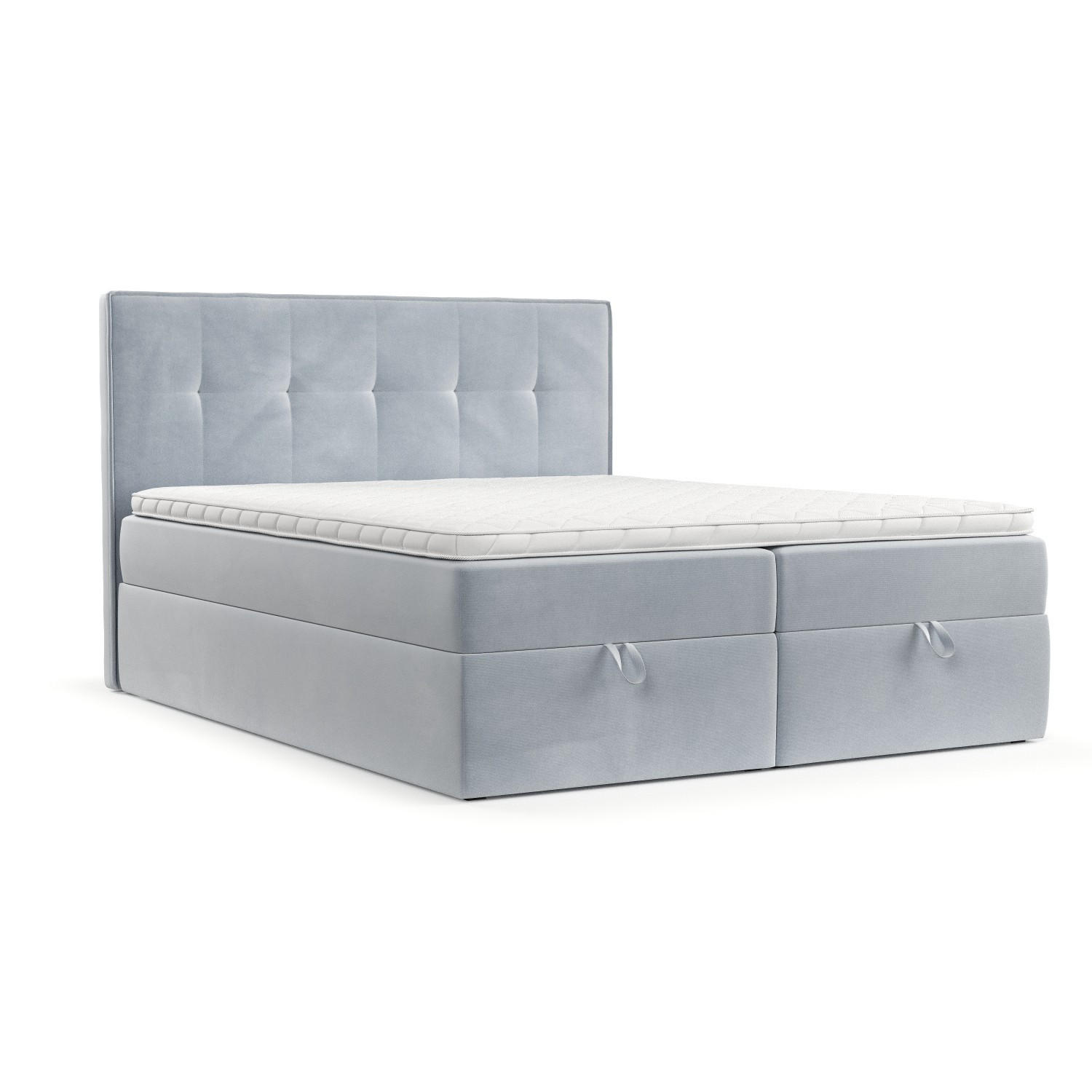 AltaBeds POSTEL BOXSPRING TIVRA 160/200 Světle šedá
