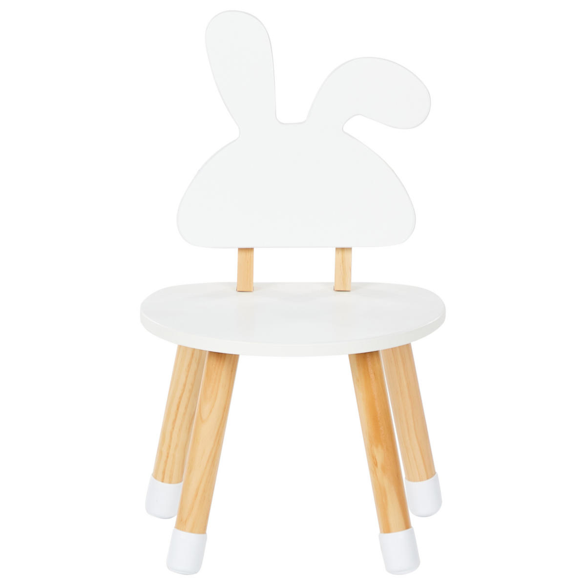 KINDERTISCH mit Stühlen Weiß Robin - Braun, Holzwerkstoff (60/50/60cm) - Beliani