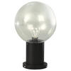 WEGELEUCHTE Schwarz - Schwarz, Metall (12.5/12.5/38cm) - click-licht