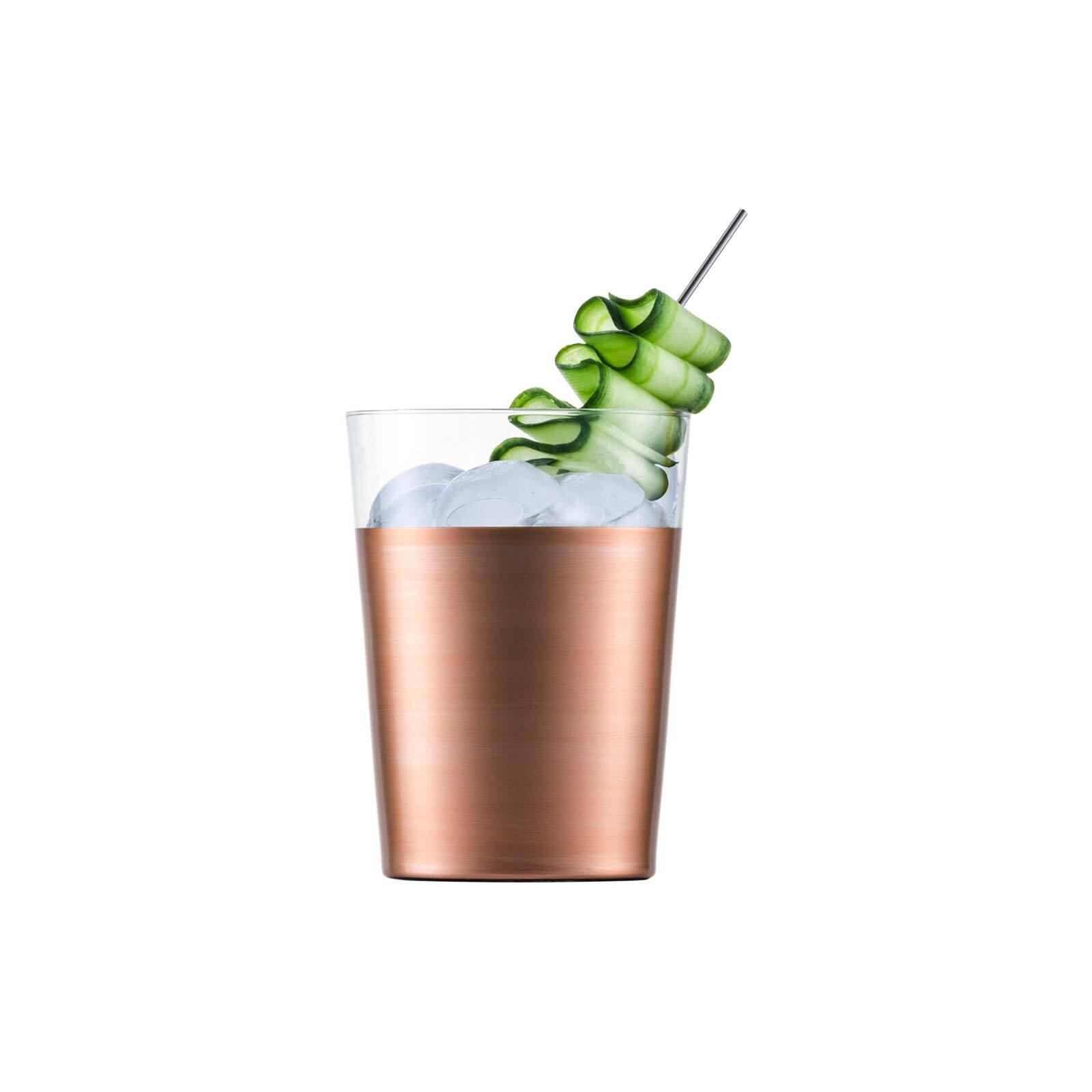 MOSCOW MULE BECHER Secco Flavoured transparent 550 ml 2er Set - Transparent, Glas (0.55L) - Eisch