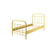 METALLBETT Karlyn 210x111x98 aus Metall in Gelb - Gelb, Metall (90/200cm) - 58aufmkessel