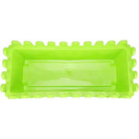 BLUMENKASTEN rechteckig Grün 18.5 x 43.8 cm - Grün, Kunststoff (18.5/13.5/43.8cm)