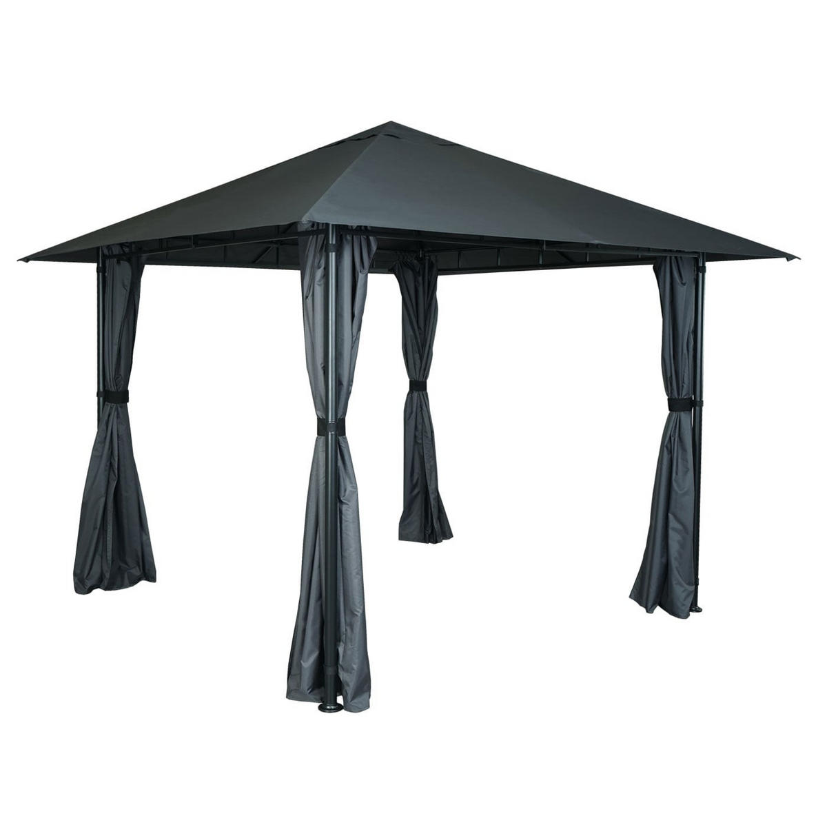 PERGOLA 255x300x300cm Seitenwand Anthrazit - Anthrazit, Metall (300/255/300cm) - BERLINLODGE