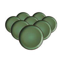 DESSERT-TELLER Visby Grün ø 20,5 cm 8er Set - Grün, Keramik (20.5cm) - Ritzenhoff Breker