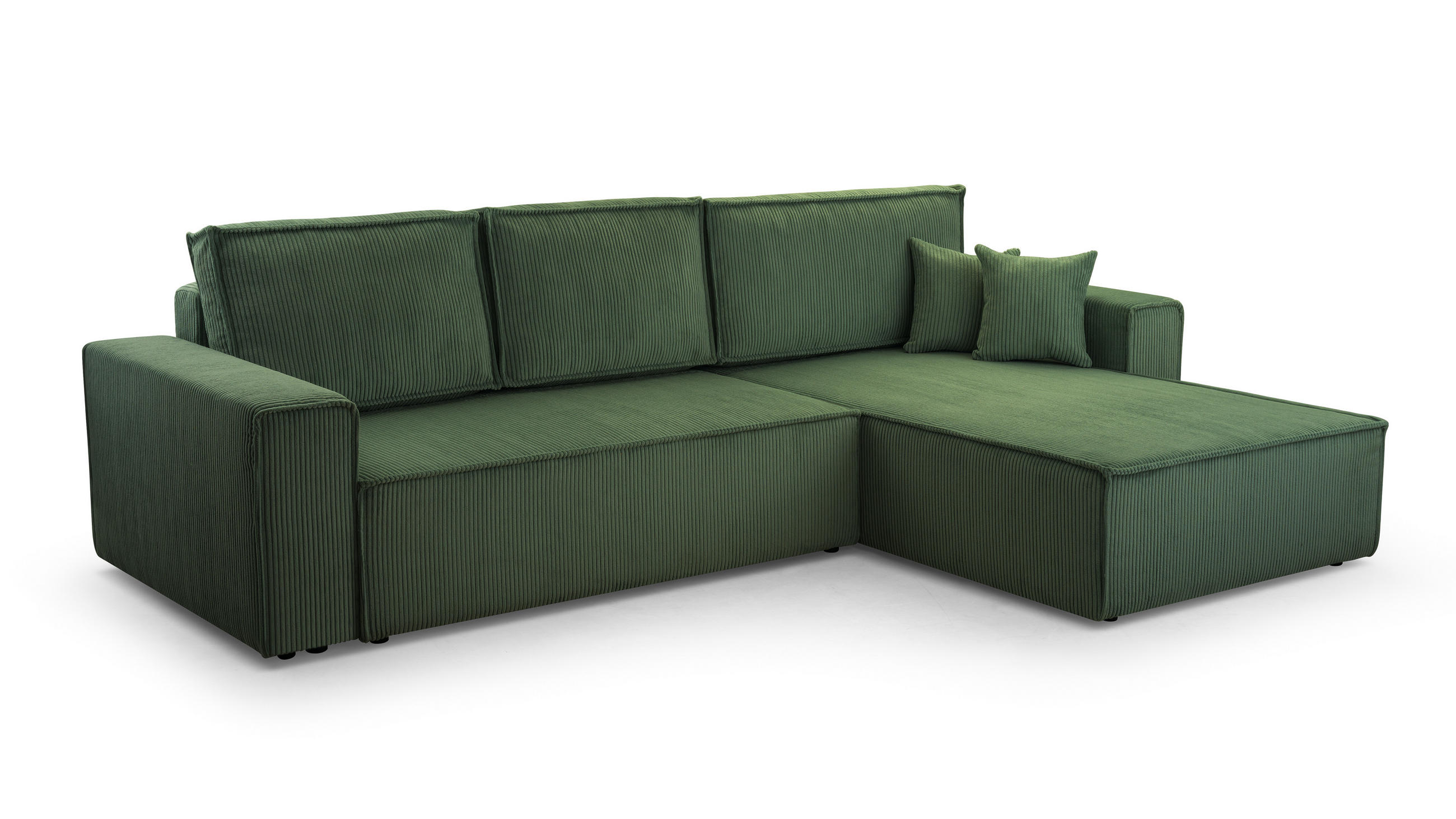 Luxkor24 Ecksofa Grün 287x188 cm