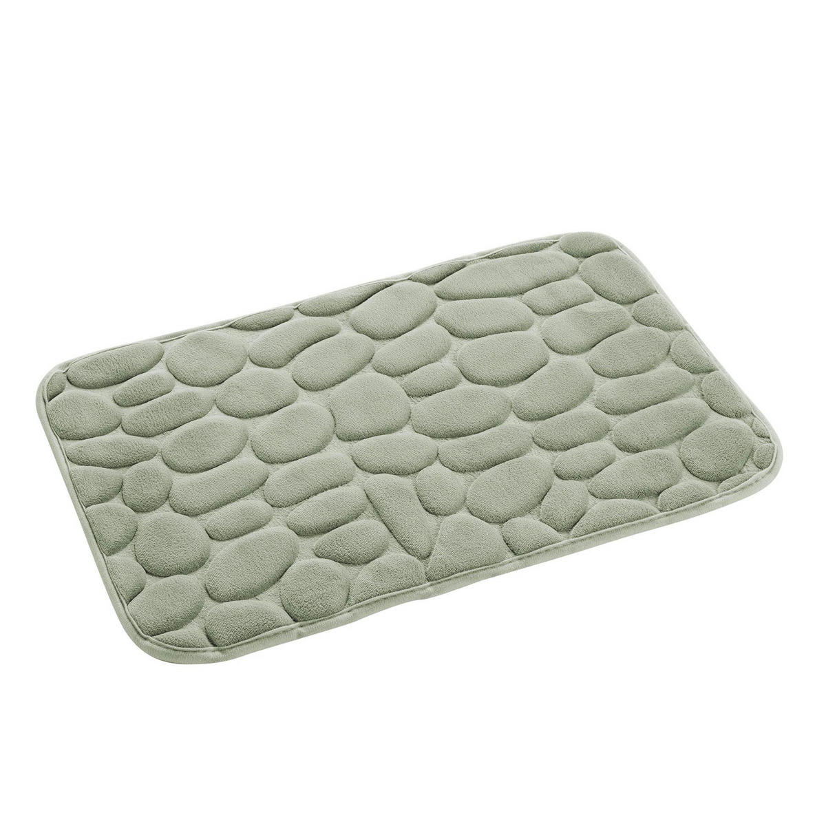 BADTEPPICH Ricochet 50/80 cm - Grün, Textil (50/80cm) - Douceur d´intérieur