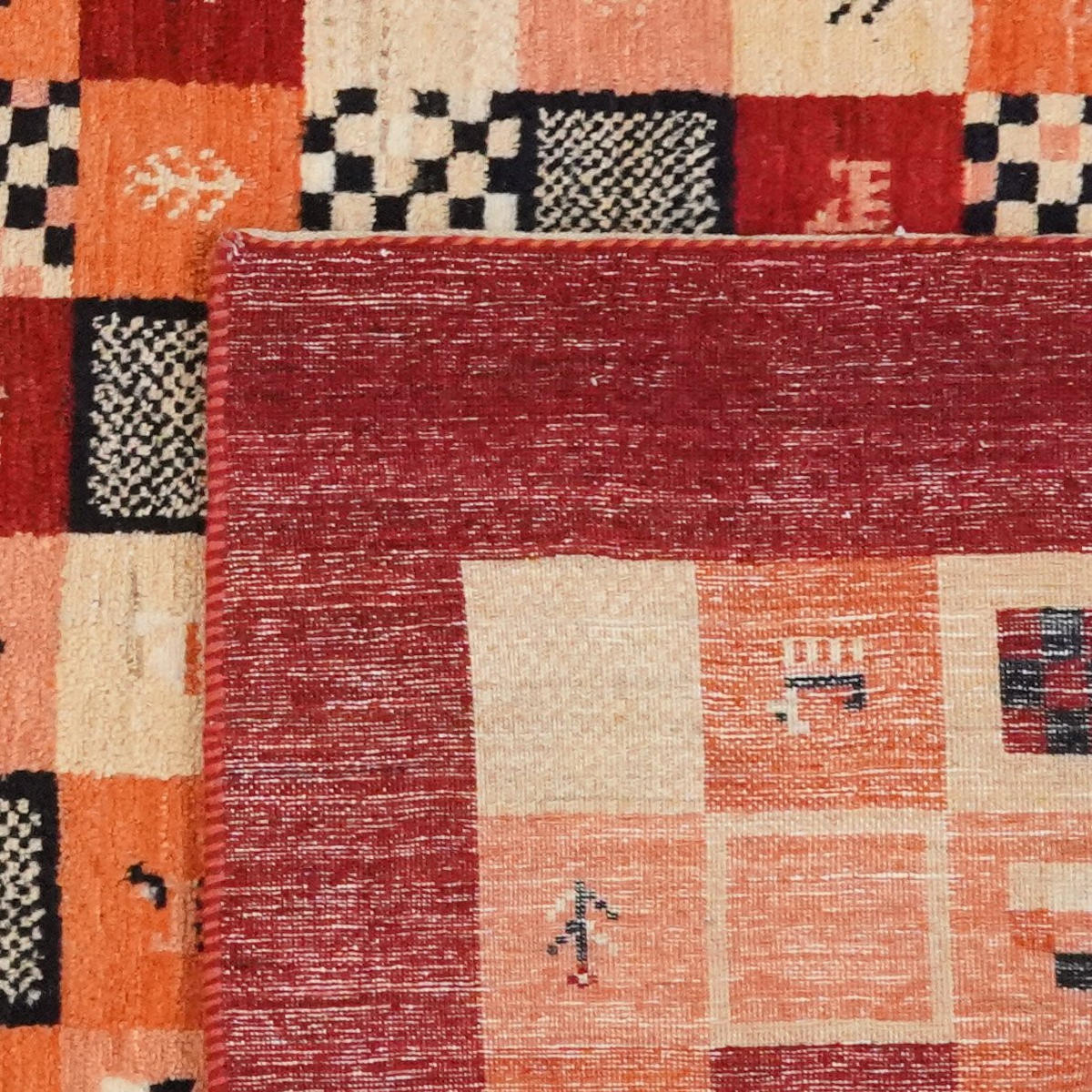 GABBEH-TEPPICH handgeknüpft Rizbaf Bunt 236/159 cm Schurwolle - Multicolor, Textil (159/236cm) - Looma