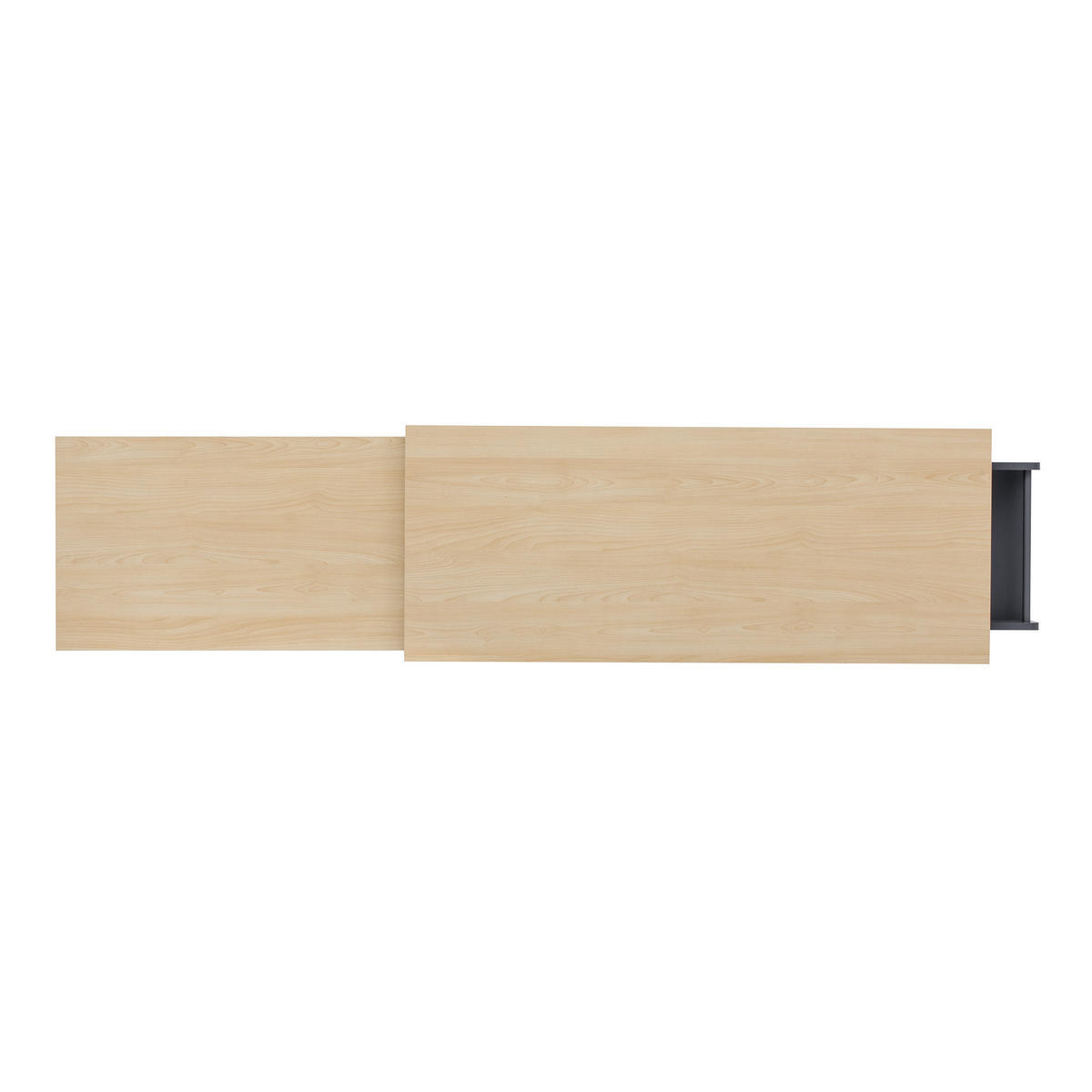 KÜCHENINSEL DE-41131 137-190,6/45,2/92 cm mit seitlich ausziehbarer Arbeitsplatte Grau - Grau, Holzwerkstoff (137/92/45.2cm) - ComfortXL