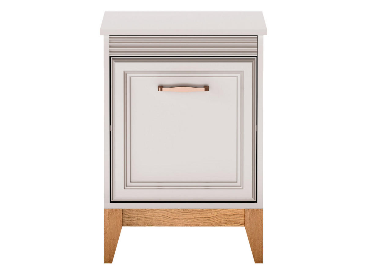 NACHTTISCH Windsor W-11 - Kaschmir/Eichefarben, Holz/Holzwerkstoff (45/62/41cm) - MIRJAN24