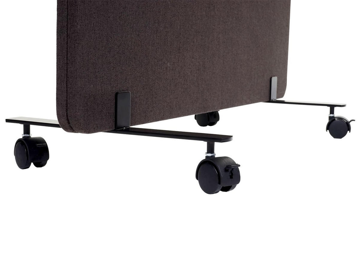 AKUSTIK-TRENNWAND Dunkelbraun - Dunkelbraun, Textil (80/147/39cm) - MCW