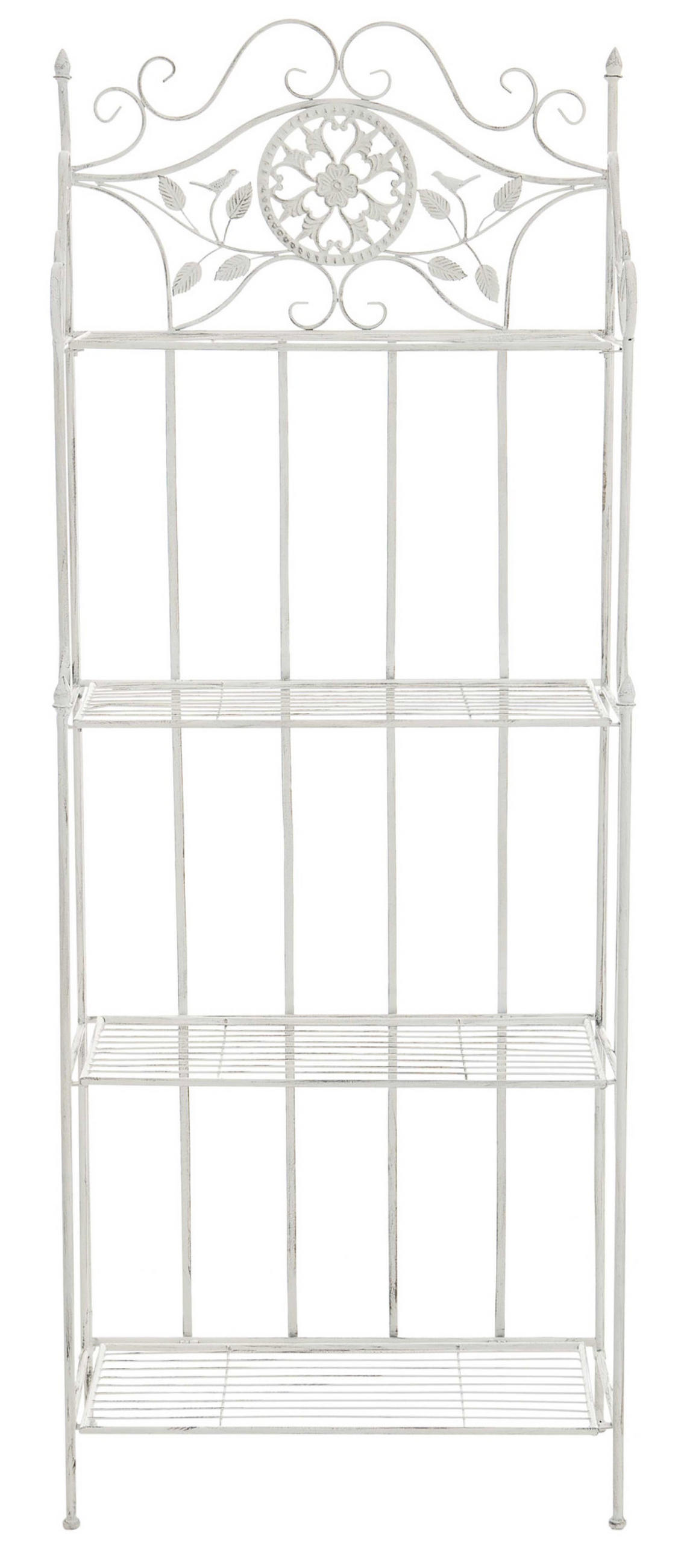 STANDREGAL Florenz antik weiß - Creme, Metall (66/175/32cm) - TPFGarden