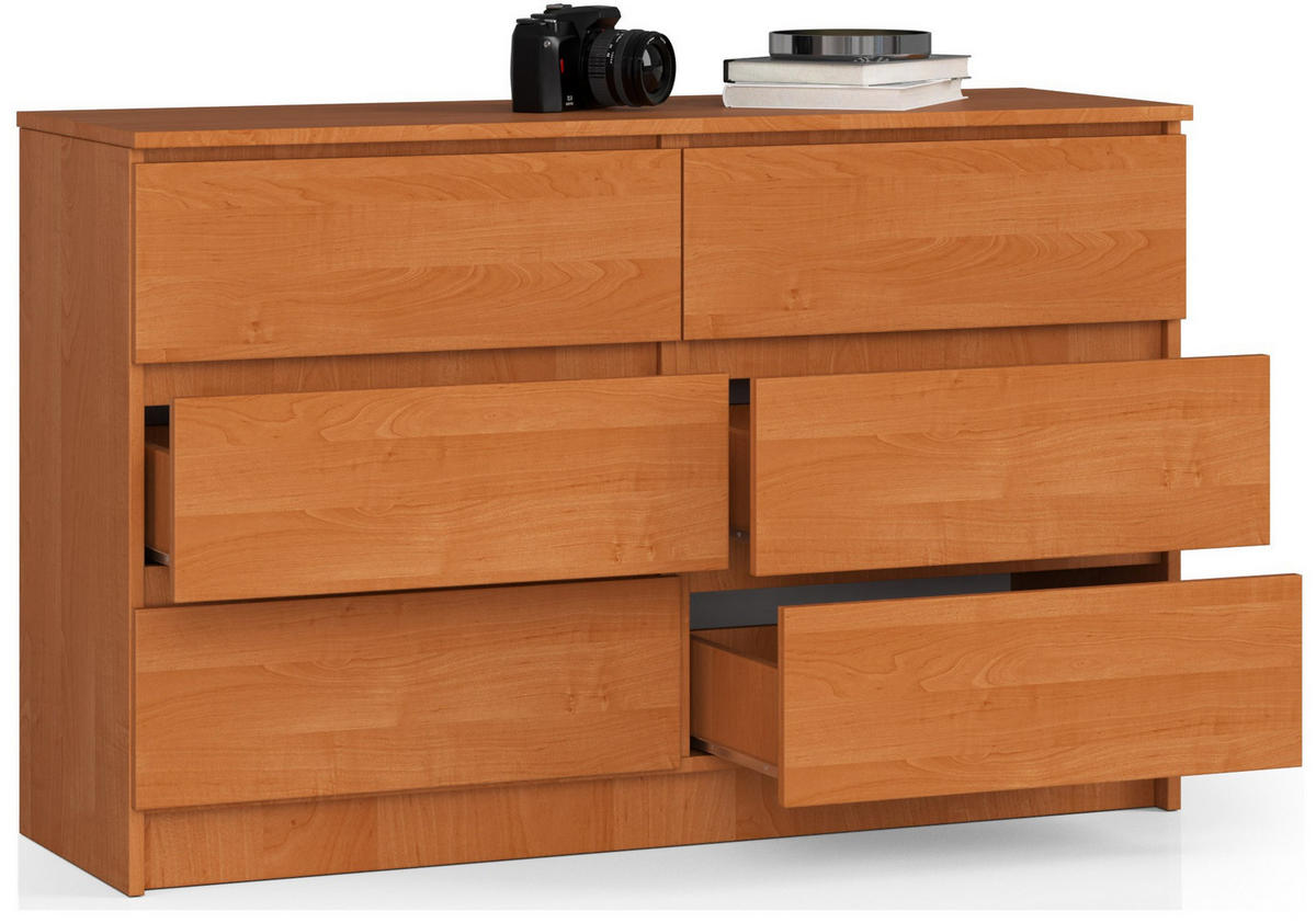 KOMMODE Erlefarben 120x40x77 cm - Erlefarben, Holzwerkstoff (120/77/40cm) - Akord