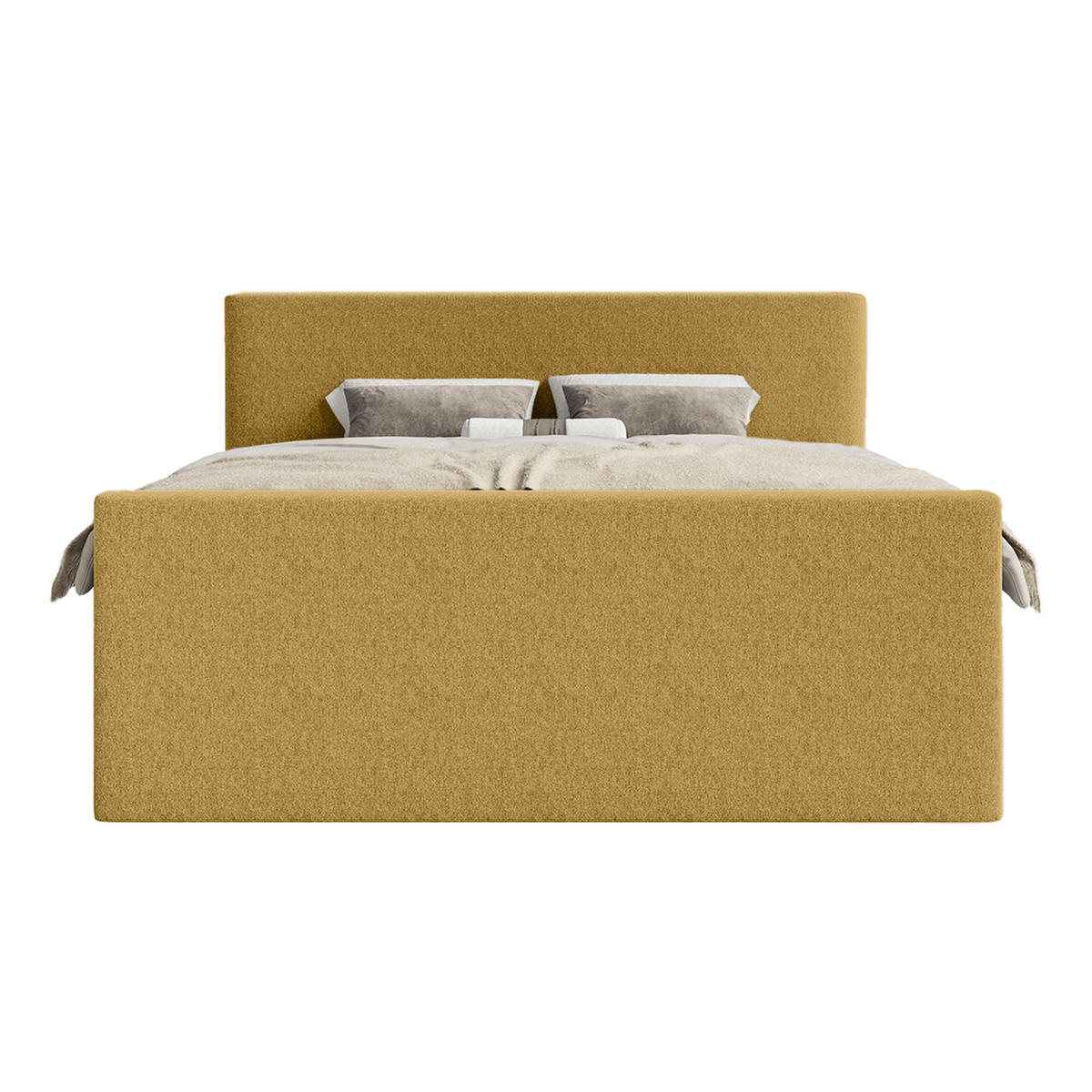 BOXSPRINGBETT VELIPOJA EASY CLEAN 160x200 cm, Dunkelorange - Dunkelorange, Textil (160/200cm) - Fedve