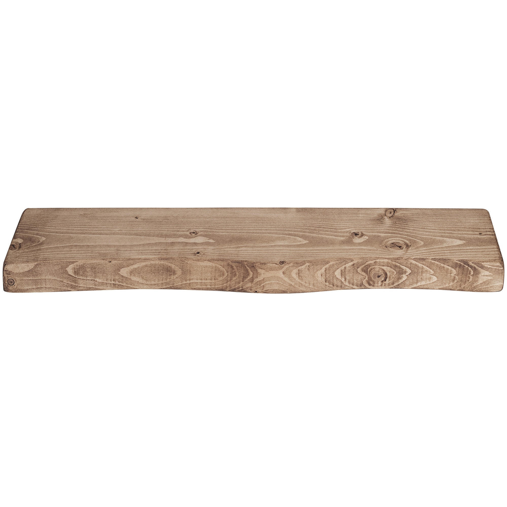 WANDREGAL rustikales 16/4,4/150 cm unbehandelt - Braun, Holz (150/4.4/16cm)