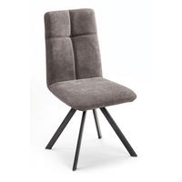 POLSTERSTUHL (2er-Set) Damla aus Massivholz 47 x 57 x 92 Schwarz/Braun - Schwarz/Braun, Holz (57/92/47cm) - 58aufmkessel