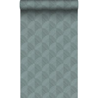TAPETE 3D Muster 50 x 900 cm - Blau, Papier (50/900cm) - Origin Wallcoverings