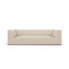 SOFA Ruby aus strukturiertem Stoff beige 3 Sitzplätze - Creme, Textil (93/69/232cm) - Micadoni