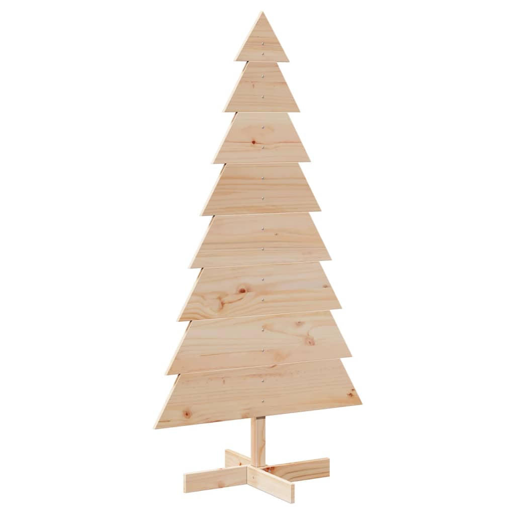 WEIHNACHTSBAUM Holz 76/50/150 Cm Braun Massivholz Kiefer - Braun, Holz (150cm) - vidaXL