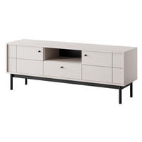 SCHRANK Kaschmir NATURE TV-Schrank - Beige, Holzwerkstoff (153.4/56.5/39cm) - Sepro Meble