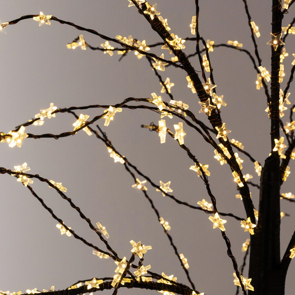 LICHTDEKORATION Weihnachtsbaum 150 cm - Schwarz, Metall (18/150/18cm) - Home Styling Collection