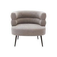 SESSEL mit gerader Rückenlehne - 1 Person - Stoff - Grau - - Grau, Textil (80/73/74cm) - Vente-Unique