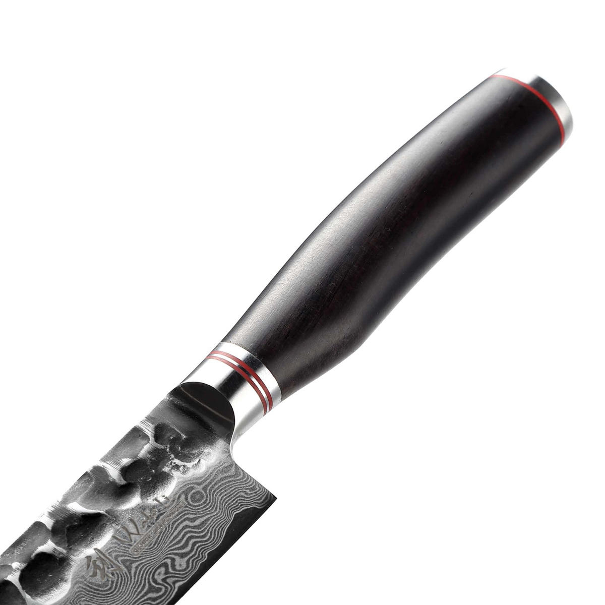 SANTOKUMESSER 12 cm - Schwarz, Holz/Metall (23cm) - Wakoli