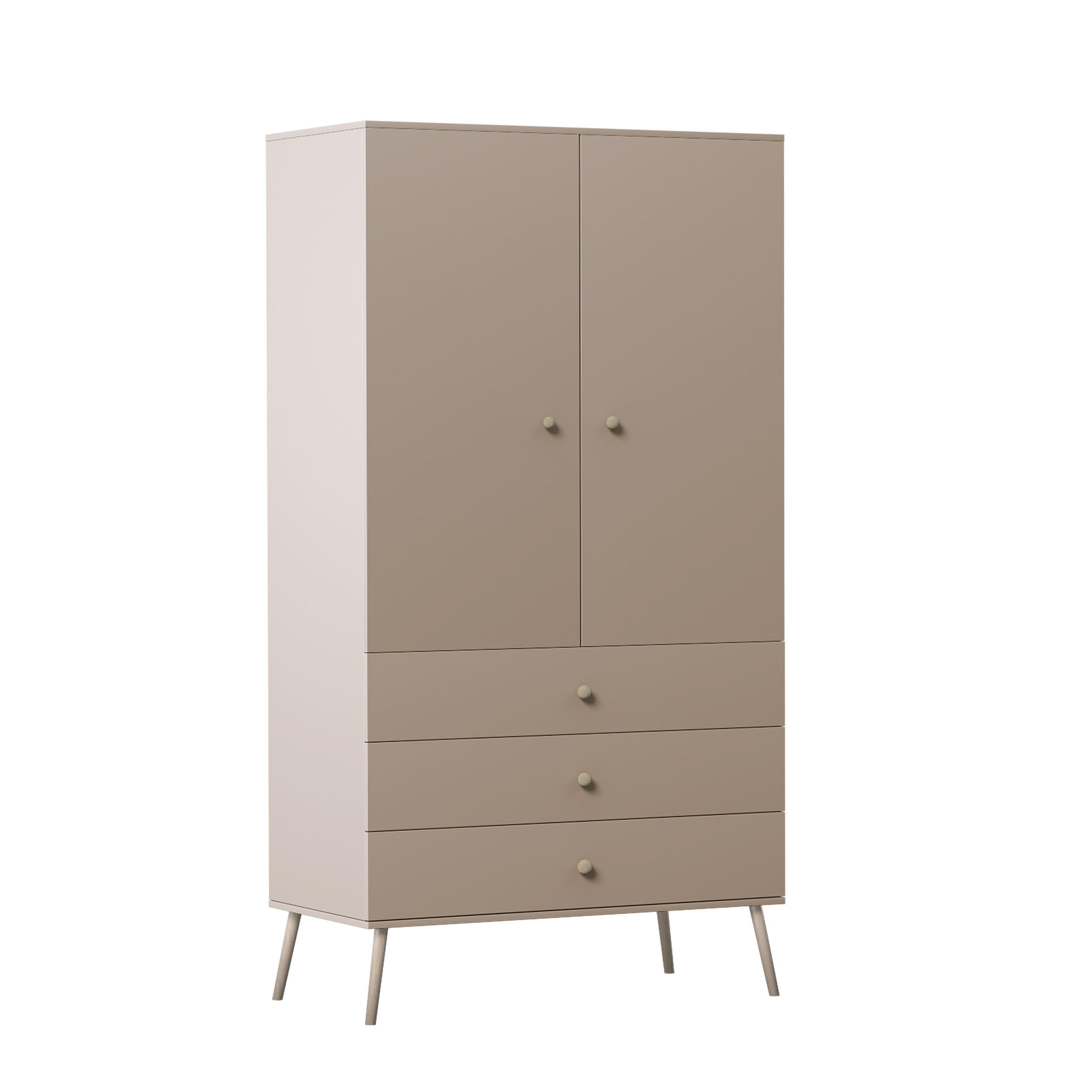 Idohome Drehtürenschrank Cappuccino 100x202x52 cm