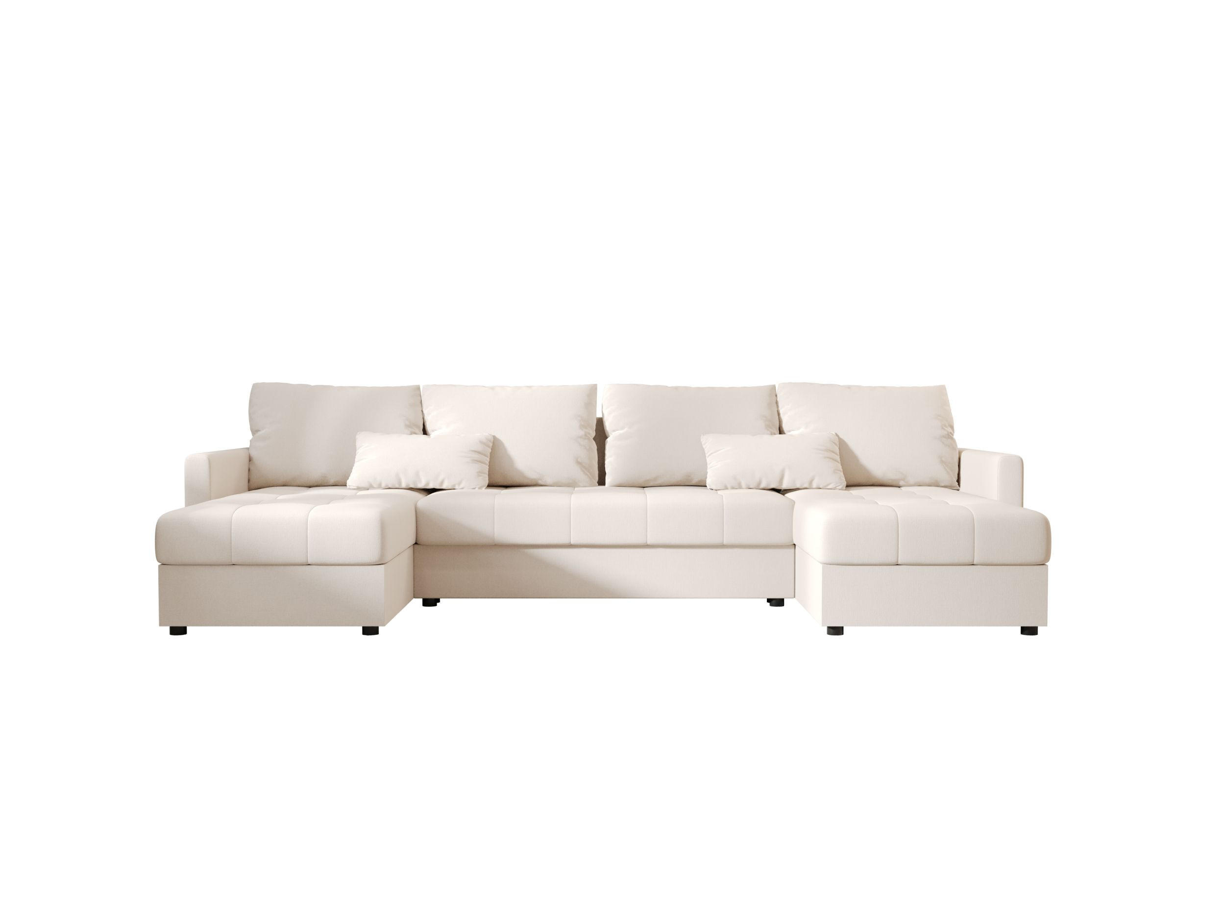 ECKSOFA MOS U BIS Cosmic 10 mit Schlaffunktion - Beige, Textil (285/85/140cm) - Bedante