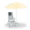 SONNENSCHIRM - Gelb, Textil/Metall (180/180cm) - Relaxdays