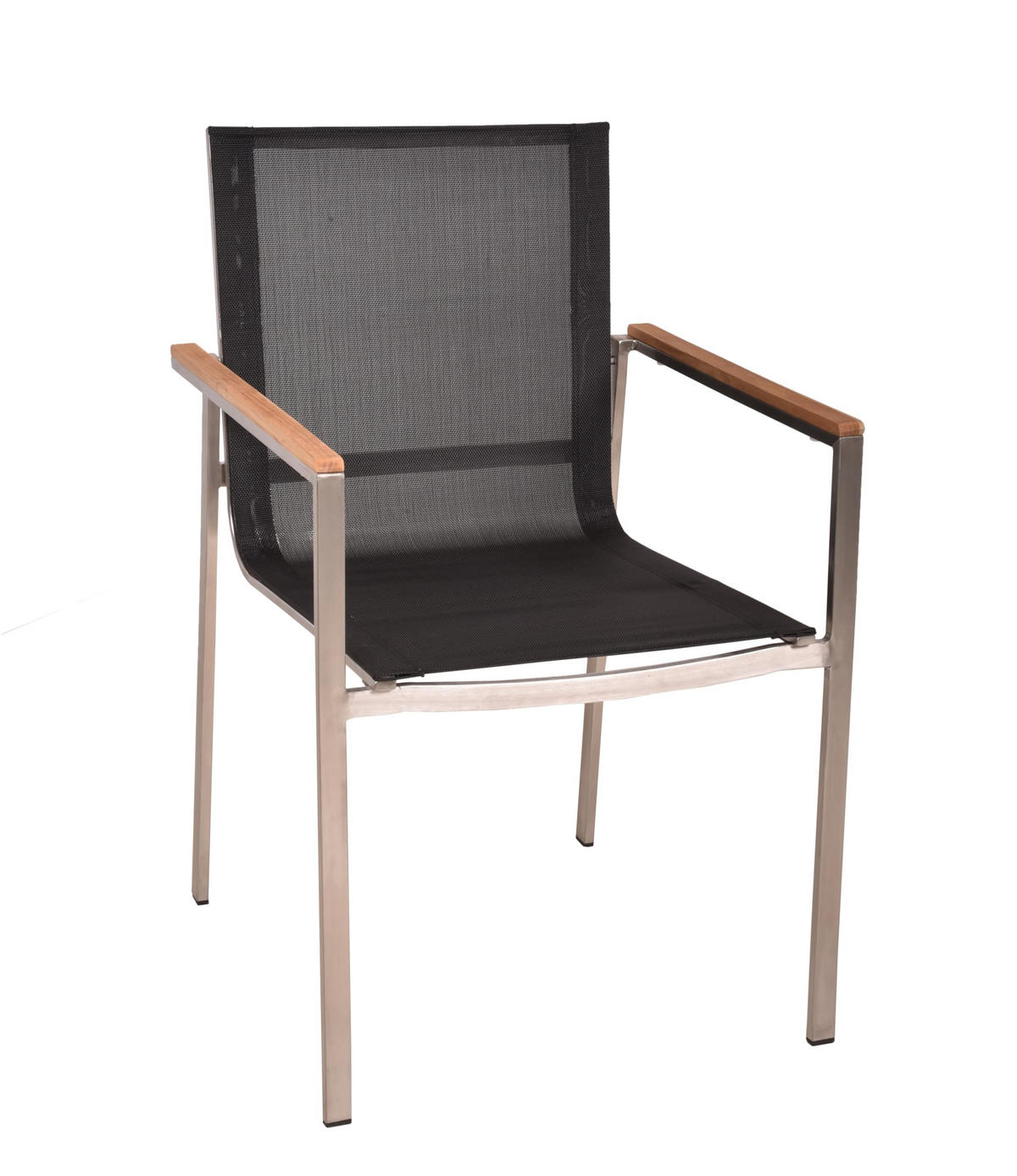 GARTEN-SITZGRUPPE Paul 7-teilig Tisch Hochlehner Dunkelgrau Gartenmöbel-Set - Dunkelgrau, Holz - DELUKE