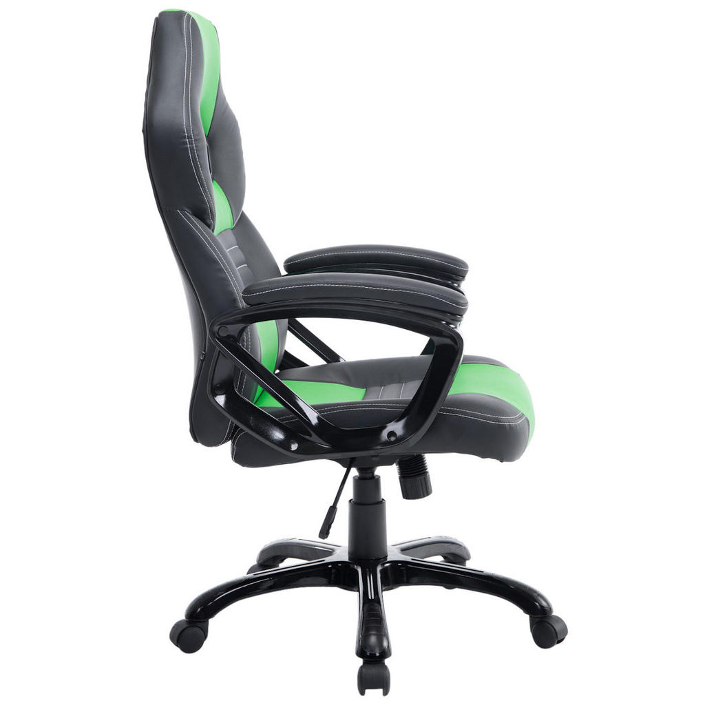 Thumbnail - CLP Chefsessel, Grün, Schwarz, Textil, 65x114x70 cm, Arbeitszimmer, Bürostühle, Chefsessel