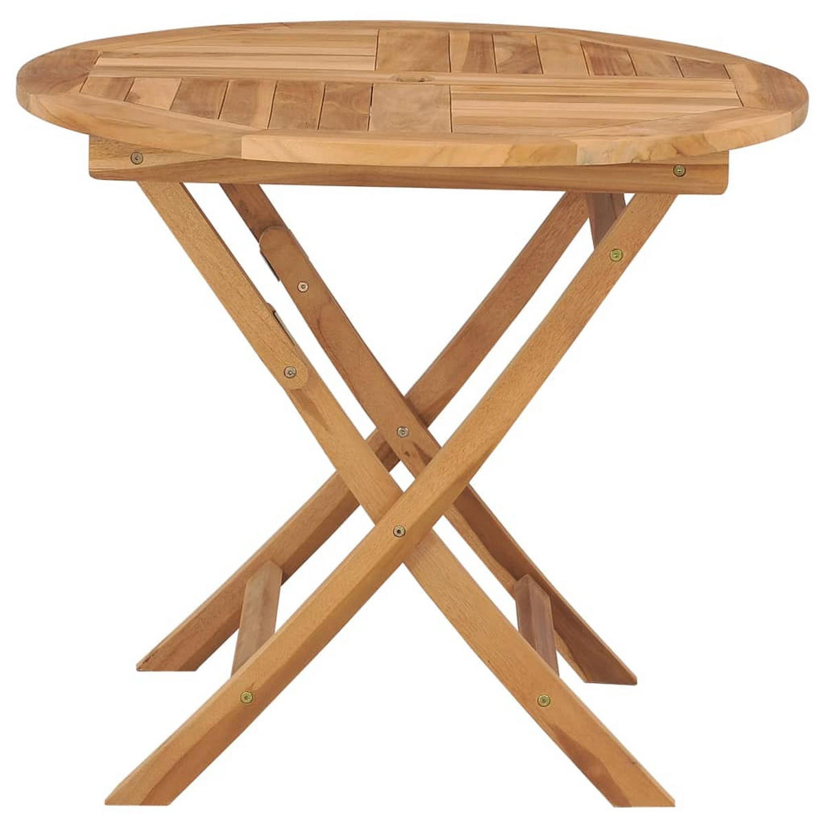 GARTENTISCH Tischold 85/76/85 cm - Hellbraun, Naturmaterialien (85/85/76cm) - ZMH