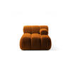 CHAISELONGUE rechts Bellis aus Boucle ziegelrot - Orange, Textil (94/70/155cm) - Micadoni