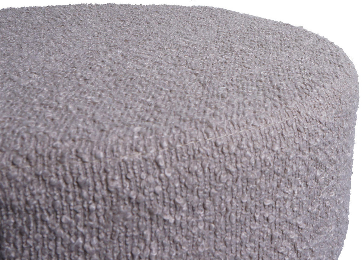 HOCKER taupe - Taupe, Textil (37/57/37cm) - MCW