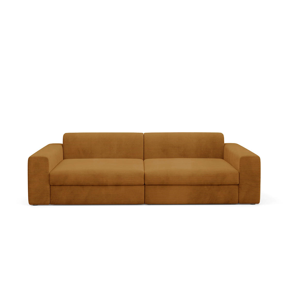 SOFA Paola 3 Sitzplätze Senfgelb - Gelb, Holz (272/86/120cm) - Petits-meubles
