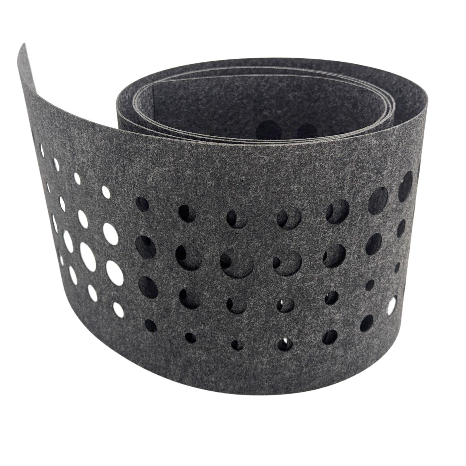 SICHTSCHUTZSTREIFEN Design Vlies Dekor Pulse Einzelstreifen Anthrazitgrau 2,55m - Anthrazit, Kunststoff (260/19cm) - ZAUN|ZU
