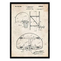 POSTER Patent Canasta Basketball A3 Rahmenlos - Klar, Papier (29.7/5/42cm) - Nacnic