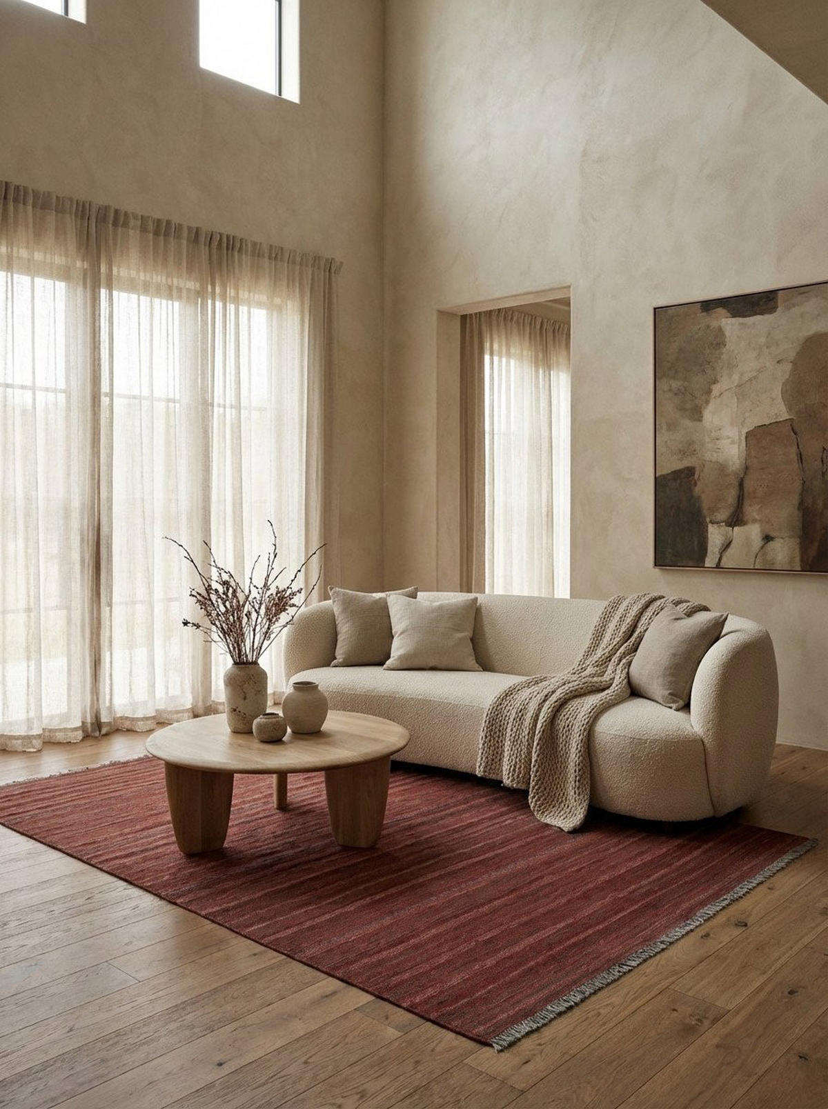 HANDWEBTEPPICH Kelim Gashgai Rot 235/171 cm Schurwolle - Rot, Textil (171/235cm) - Looma