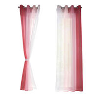VORHANG 2ER SET »Modena« HxB 145x140 cm Rosa - Rosa, Textil (140/145cm) - Gardinenbox