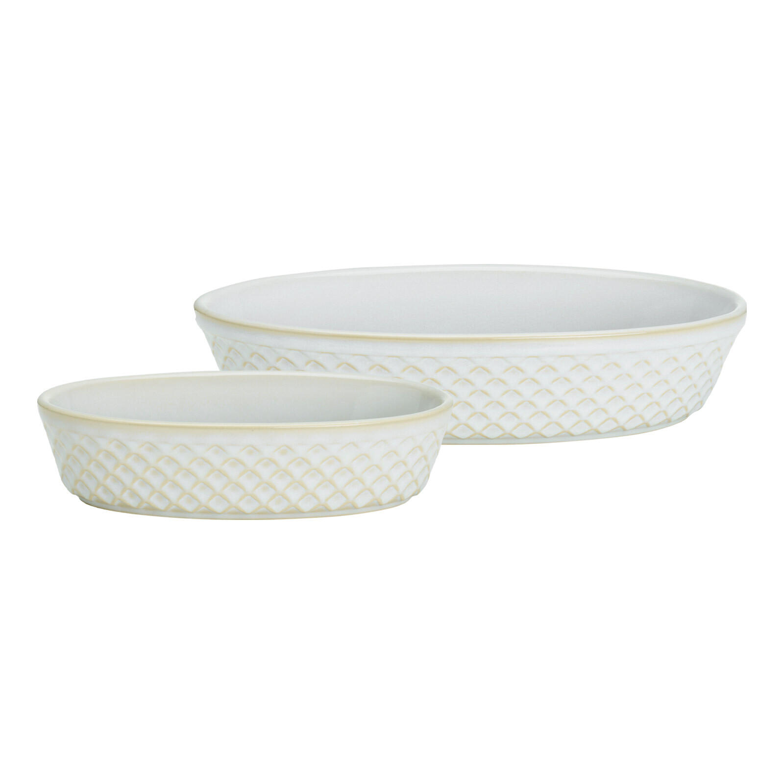 AUFLAUFFORMEN Kiruna weiß 2er Set - Weiß, Keramik (1/1/1cm) - Ritzenhoff Breker