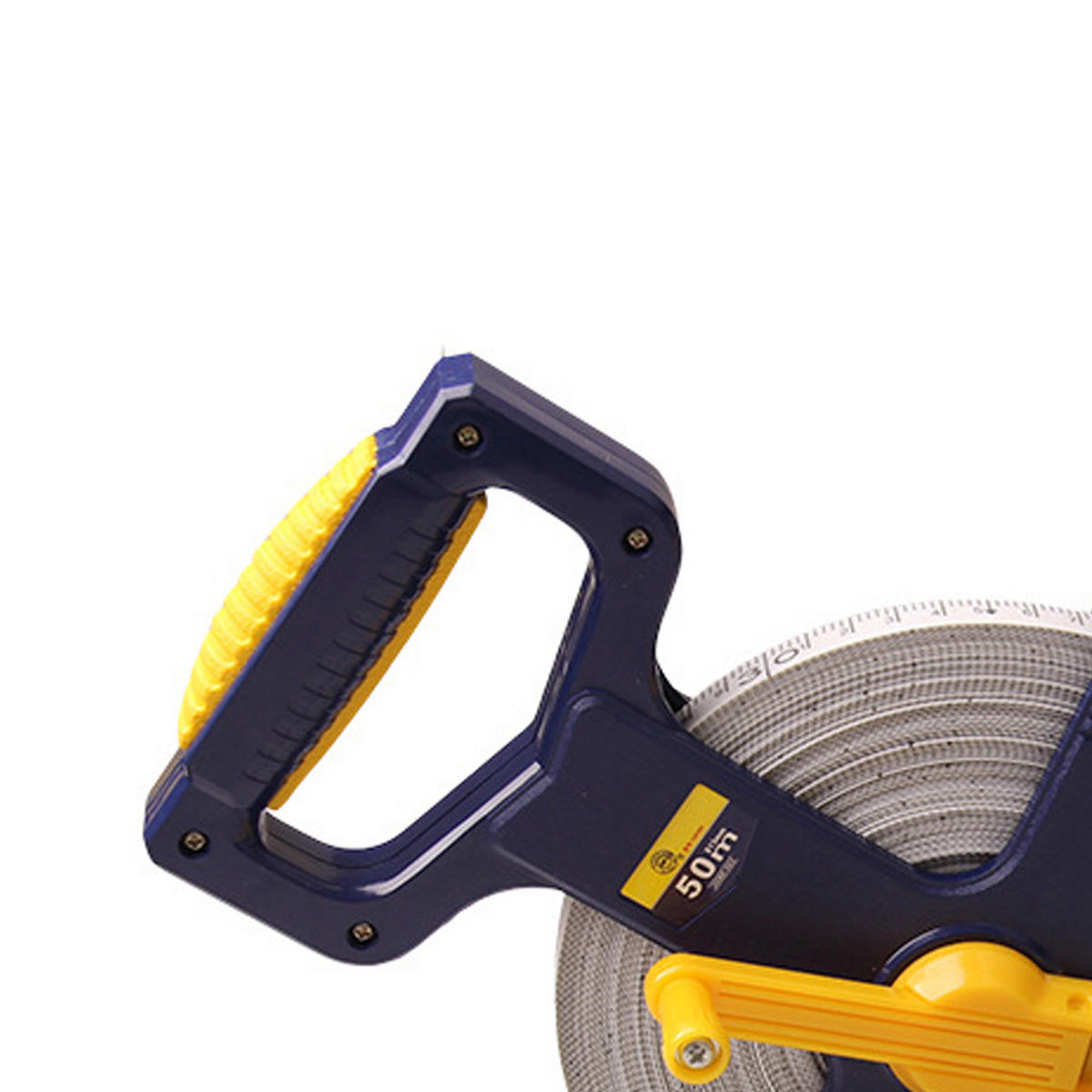 MASSBAND – 50 Meter – mit Aufbewahrungsbox - Blau, Kunststoff (5000/13/1cm) - DCA