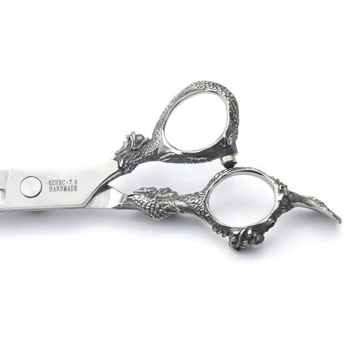 FRISEURSCHEREN Set 7 Zoll 3-teilig Ausdünnungsrate 40-45% Edelstahl - Silberfarben, Metall (6/1/17.7cm)