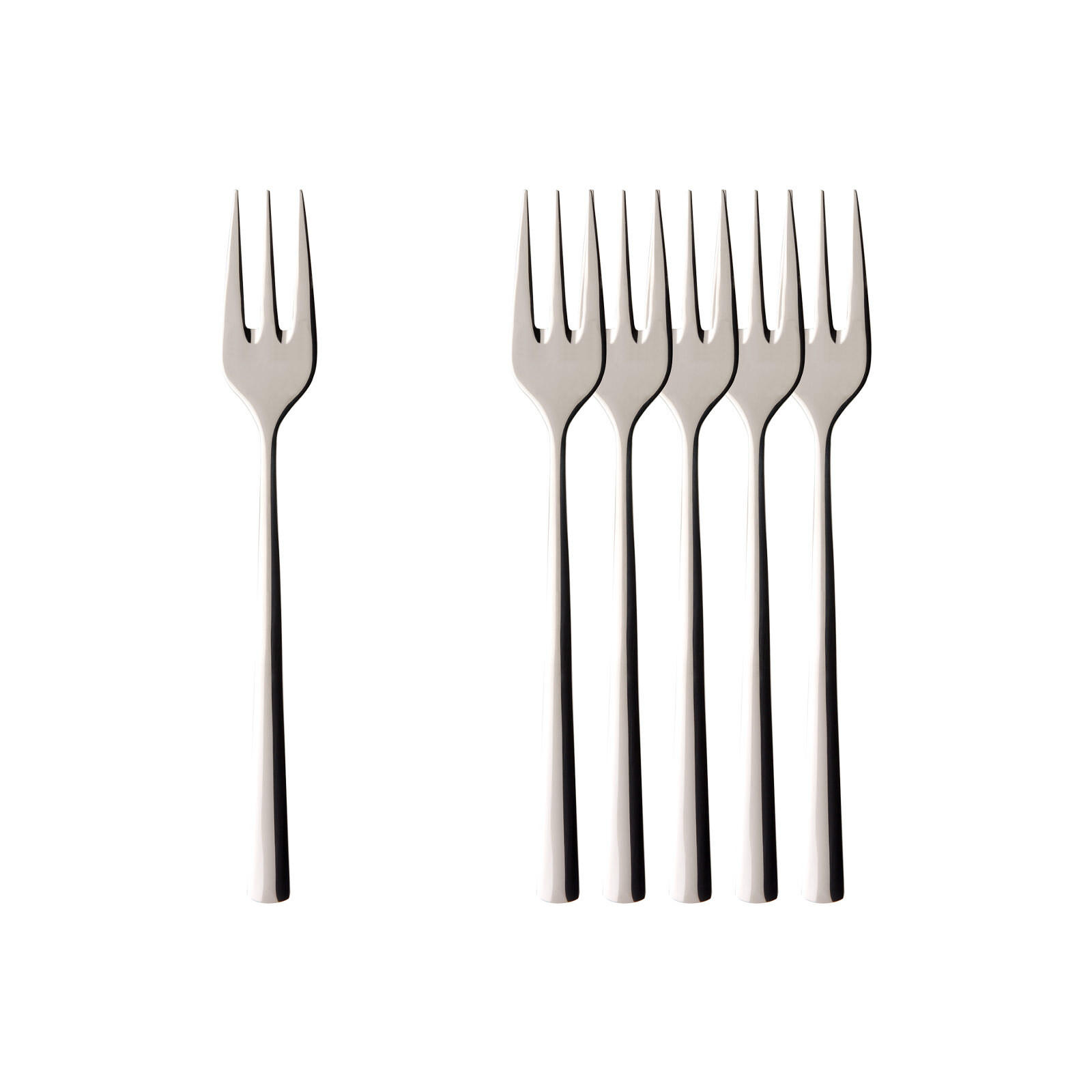 KUCHENGABELN Piemont edelstahl 16 cm 6er Set - Silberfarben, Metall - Villeroy & Boch