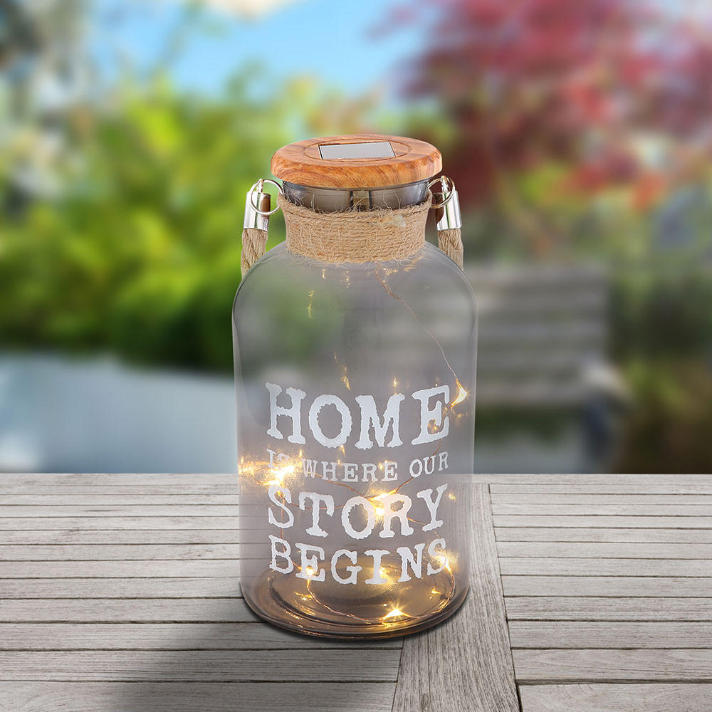 Thumbnail - Led, Braun, Glas, Rund, 9.8x20x9.8 cm, Lampen & Leuchten, Außenbeleuchtung, Außenleuchten