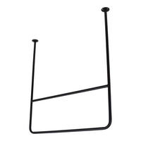 KLEIDERABLAGE Kyra Schwarz - Schwarz, Metall (80/90/2cm) - LOFT42